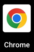 スマホで見るGoogle Chromeのアイコン